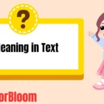 I Meaning in Text