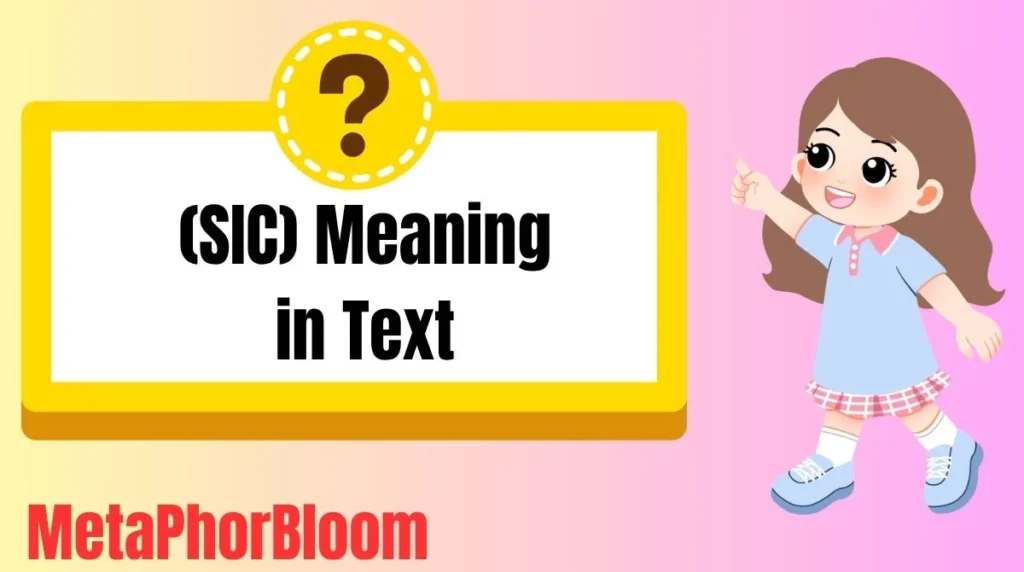 (SIC) Meaning in Text