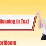 WB Meaning in Text