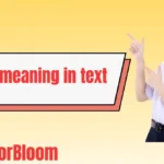 idek meaning in text